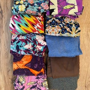 Lot-10 LuLaRoe kids Leggings excellent condition